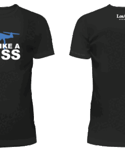 Fly Like A Boss Design Drone Pilot T-shirt By Los Angeles Aerial Image